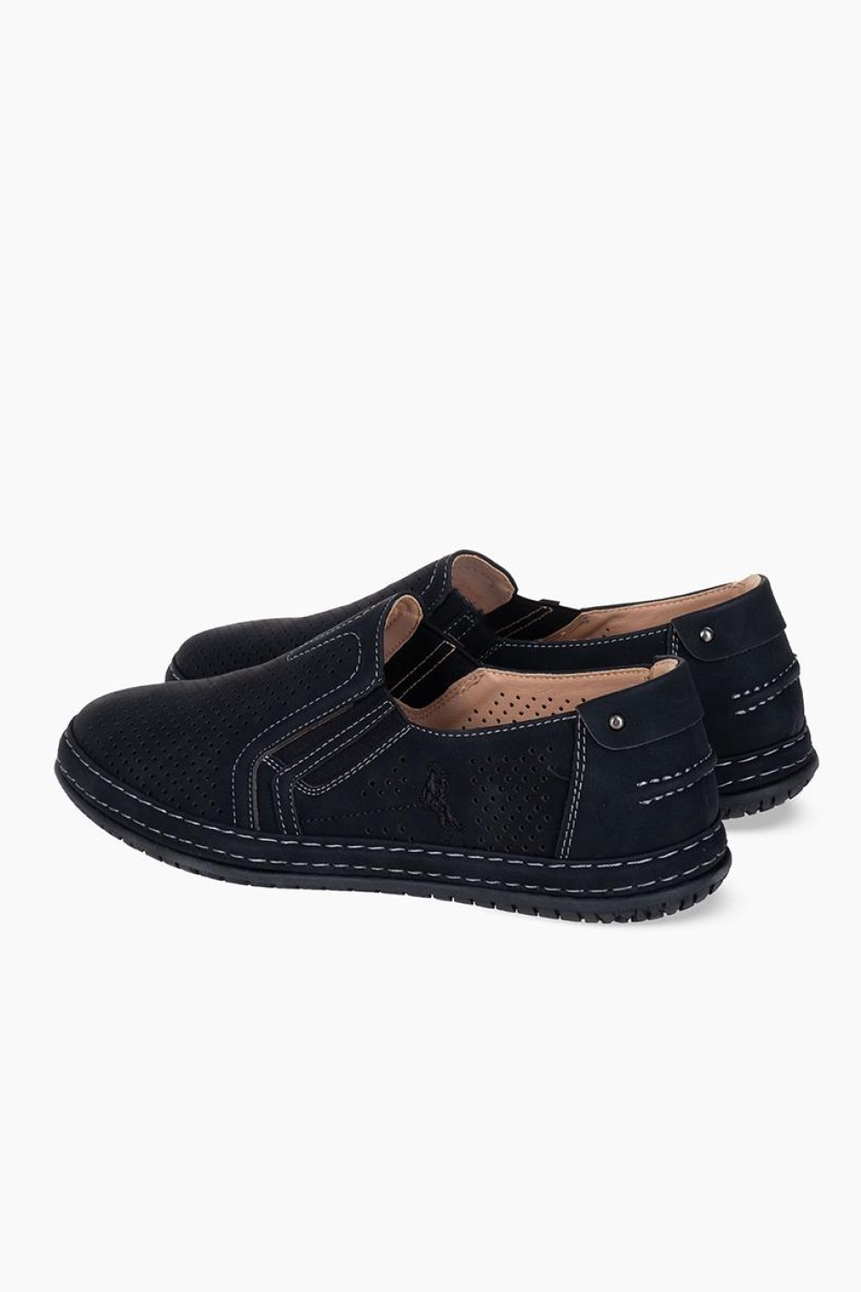 Ανδρικό slip-on casual 330.7703-NU ΜΑΥΡΟ