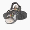 Πέδιλα για αγόρια με velcro 432.812-L ΓΚΡΙ