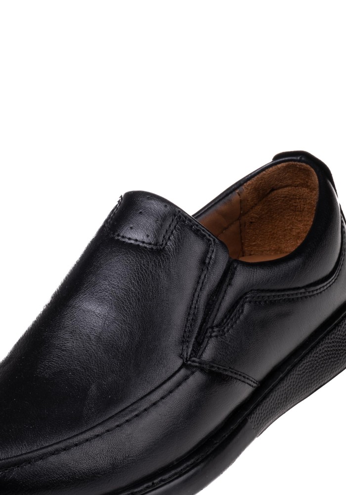 Casual slip-on ανδρικό 330.100-L ΜΑΥΡΟ