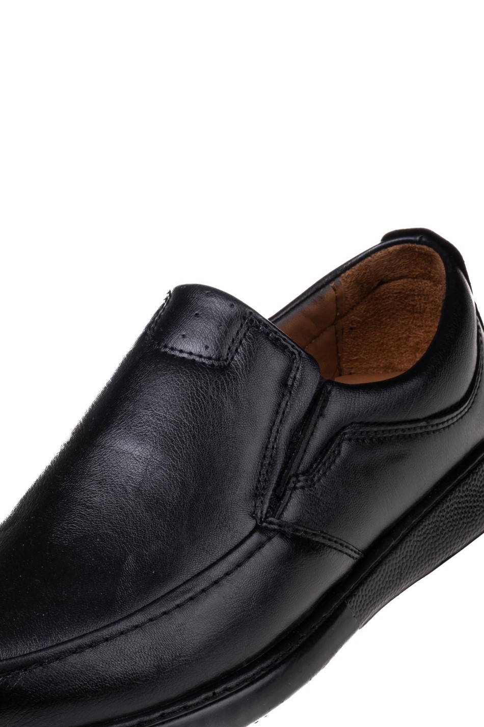 Casual slip-on ανδρικό 330.100-L ΜΑΥΡΟ