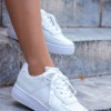 Casual δίπατα sneakers 330.LYR468-L ΑΣΠΡΟ