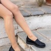 Casual slip-on 377.160-L ΜΑΥΡΟ