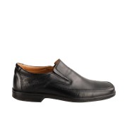 BOXER δερμάτινα ανατομικά loafers-μοκασίνια 031.10094-L ΜΑΥΡΟ