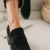 CARMELA Loafers με τρακτερωτή σόλα 395.161109-C ΜΑΥΡΟ