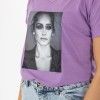 T-Shirt με Στάμπα 402.JLO-TSH ΛΙΛΑ