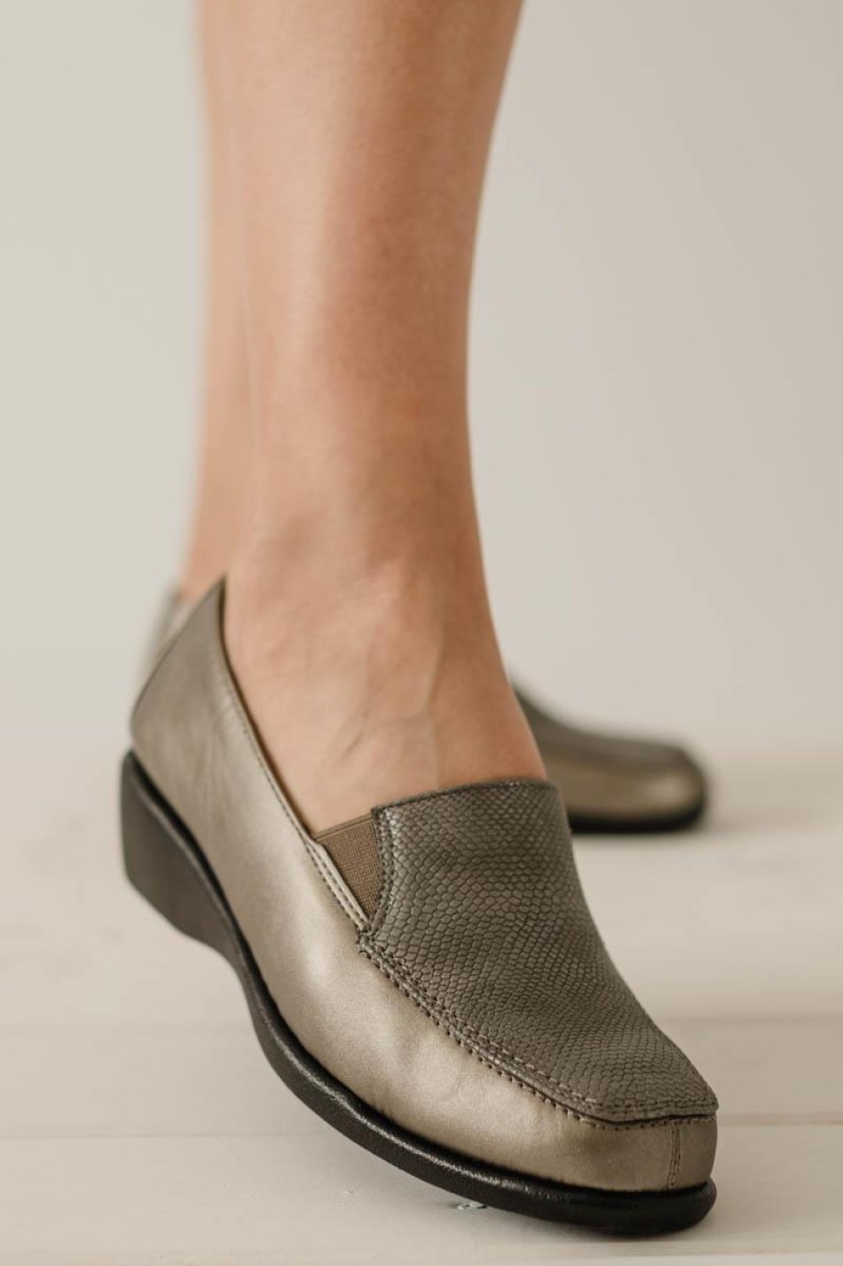 Comfort slip-on πλατφόρμες 221.SOL-175-L PEWTER