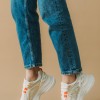 Chunky sneakers σε συνδυασμό υλικών 330.LY671-L ΜΠΕΖ