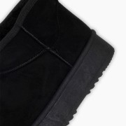 Suede μποτάκι για κορίτσια με εσωτερική γούνα 330.C768-C ΜΑΥΡΟ