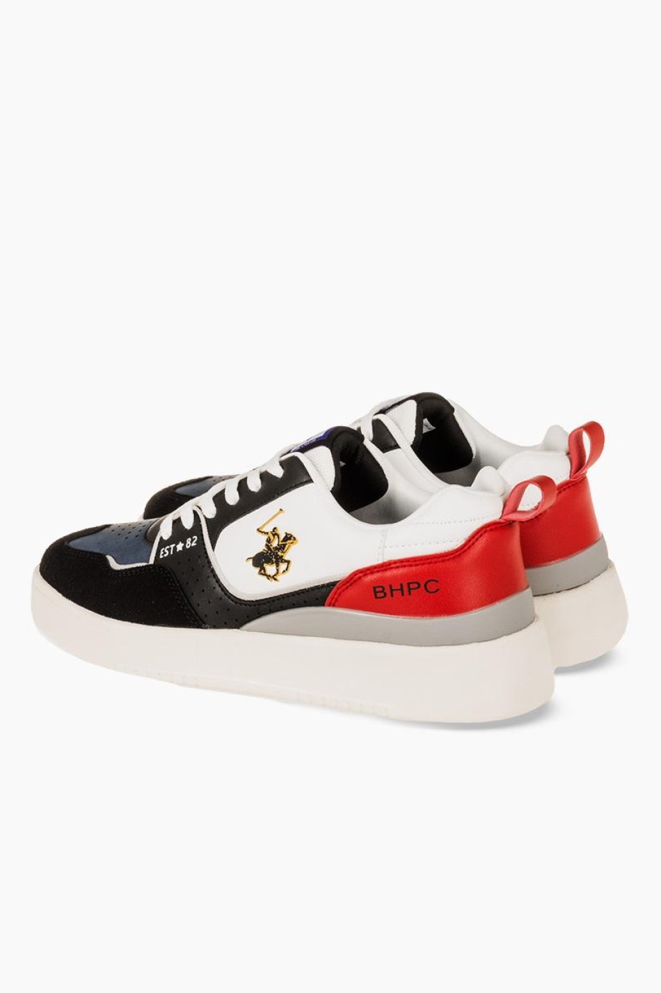 Beverly Hills Polo Club Ανδρικά sneakers 426.S2494HM6740-L ΑΣΠΡΟ/ΜΠΛΕ