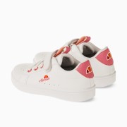 ELLESSE Παιδικό sneaker με velcro 034.494-G-L ΑΣΠΡΟ/ΡΟΖ