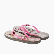 Mitsuko γυναικείες σαγιονάρες BARBIE 019.SA66220W-P ΓΚΡΙ