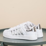 Basic tennis sneaker 396.LF108A-L ΑΣΠΡΟ/ΑΣΗΜΙ