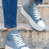 Refresh πάνινα sneakers με ιδιαίτερη σόλα 395.170846-F ΓΑΛΑΖΙΟ