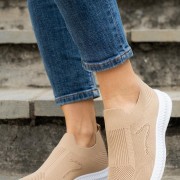 Slip-on υφασμάτινα sneakers 330.LY380-F ΠΟΥΡΟ