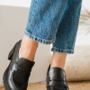 XTI Loafers με τρακτερωτή σόλα 395.141682-L ΜΑΥΡΟ