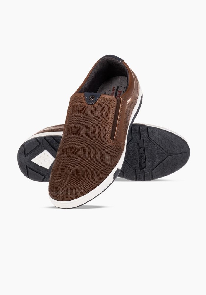 Ανδρικό slip-on casual 365.170422-L ΚΑΦΕ