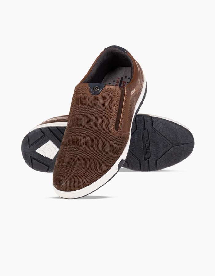 Ανδρικό slip-on casual 365.170422-L ΚΑΦΕ