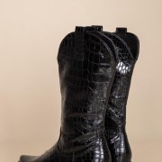 Western boots 330.JL5690-L ΜΑΥΡΟ