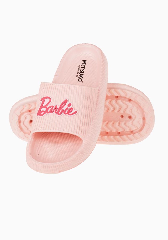 Mitsuko Γυναικεία σαγιονάρα με φάσα BARBIE 019.SA66580W-P ΡΟΖ