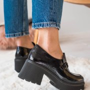 RAGAZZA Chunky loafers λουστρίνι 331.0595-LU ΜΑΥΡΟ