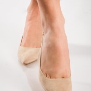 Slingback suede μυτερές γόβες ΠΟΥΡΟ