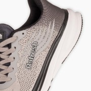 REFRESH Aνδρικά active sneakers ΜΑΥΡΟ/ΓΚΡΙ