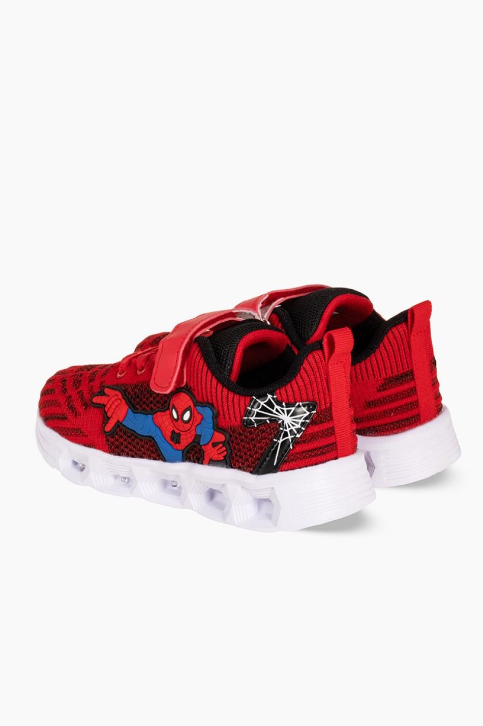 Aθλητικά για αγόρια με velcro και φιγούρα spiderman ΚΟΚΚΙΝΟ