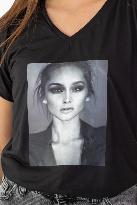 T-Shirt με Στάμπα 402.JLO-TSH