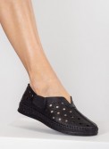 Δερμάτινο ανατομικό τρυπητό slip-on 401.3099-L