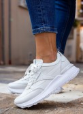 Casual sneakers σε συνδυασμό υλικών 376.9186-L