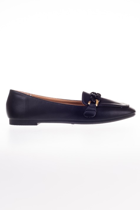 Flat loafers με διακοσμητική αλυσίδα 412.LT2136-L