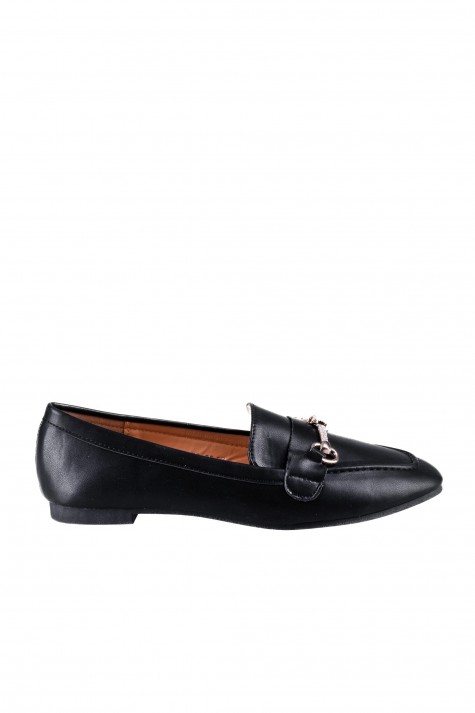 Flat loafers με διακοσμητική αλυσίδα με στρας 414.H2126-L