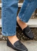 Flat loafers με φάσα 414.H2128-L