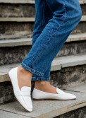 Flat loafers με φάσα 414.H2128-L