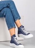 Refresh πάνινα sneakers με διπλή σόλα 395.170676-F