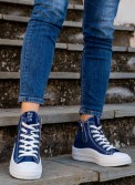 Refresh πάνινα sneakers με διπλή σόλα 395.170676-F