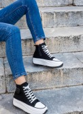 Refresh πάνινα sneakers με ιδιαίτερη σόλα 395.170846-F