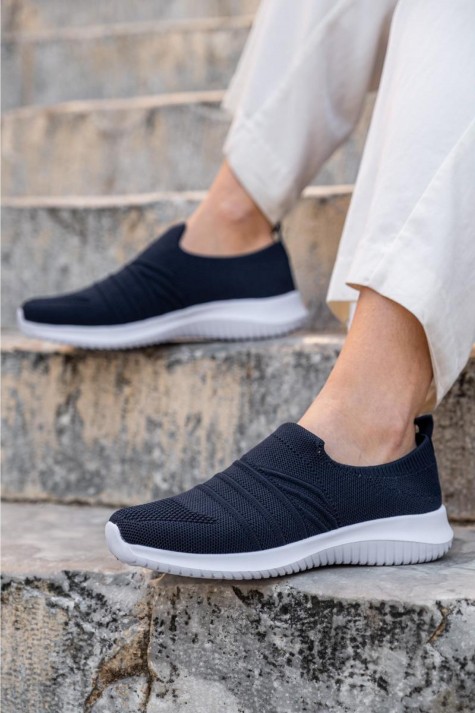 Slip-on υφασμάτινα sneakers 318.TR101204-W-F