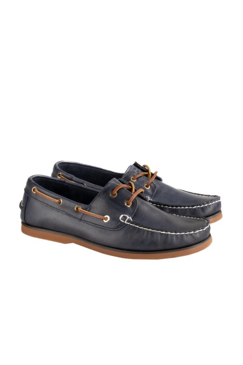 BOXER δερμάτινα δετά boatshoes 031.19231-L