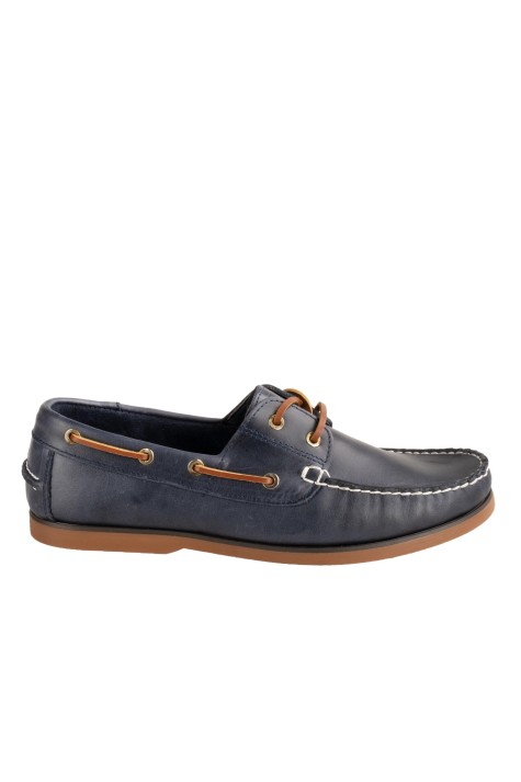 BOXER δερμάτινα δετά boatshoes 031.19231-L