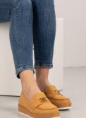 Loafers suede με μεταλλική αγκράφα 330.LL1339-C