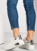 Tennis sneakers με εξωτερικές ραφές 306.TF188-NU