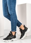 Chunky sneakers με γυαλιστερές λεπτομέρειες 306.TF180-L