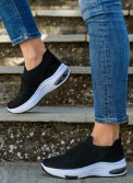 Υφασμάτινα slip-on sneakers με αερόσολα 306.TF169-F