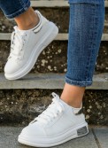 Tennis sneakers με εξωτερικές ραφές 306.TF188-NU