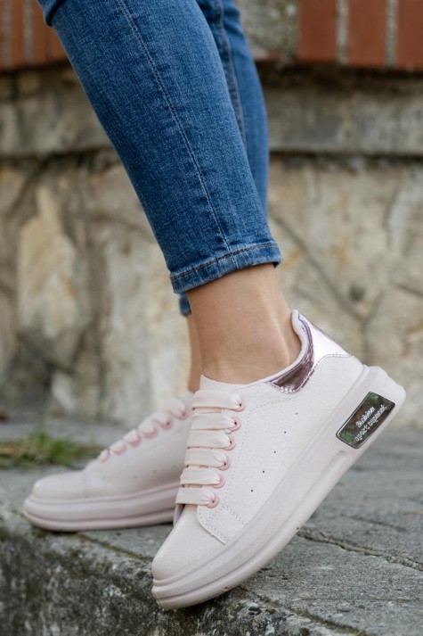 Tennis sneakers με κρακελέ μοτίβο 306.TF187-L