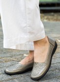 Comfort slip-on με δερμάτινο πάτο 221.FREDA-160-L