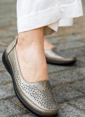 Comfort slip-on με δερμάτινο πάτο 221.FREDA-160-L